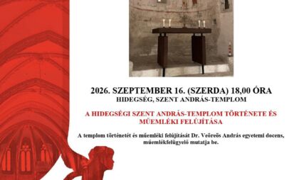 (Magyar) A hidegségi Szent András-templom története és műemléki felújítása