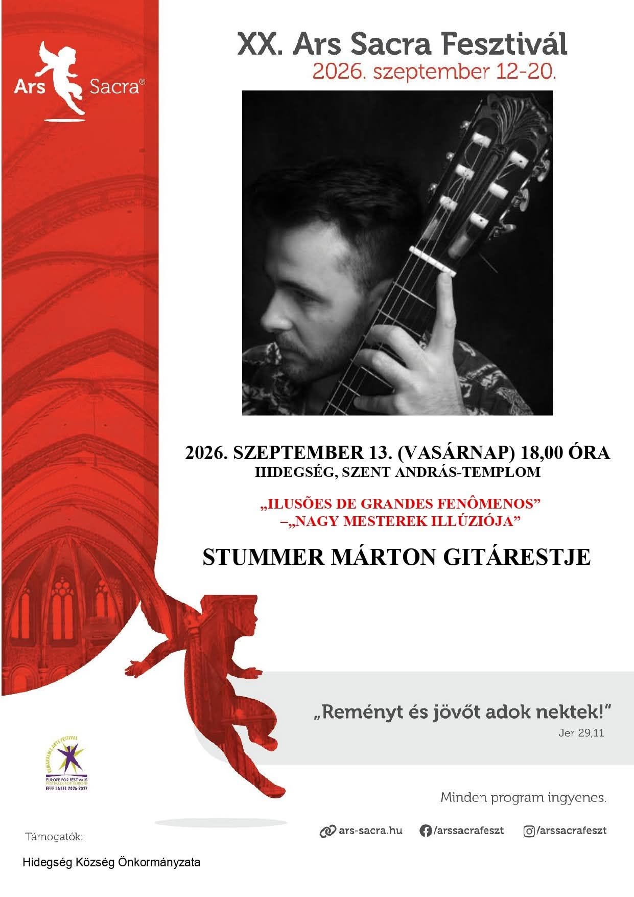 (Magyar) XX. Ars Sacra Fesztivál - Stummer Márton gitárestje