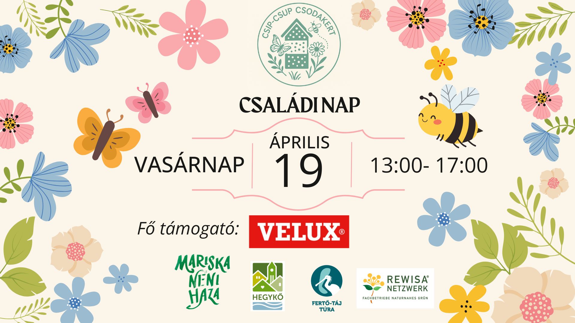 Családi nap a Csip-Csup Csodakertben